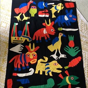 Dahomey African appliqué tapestry